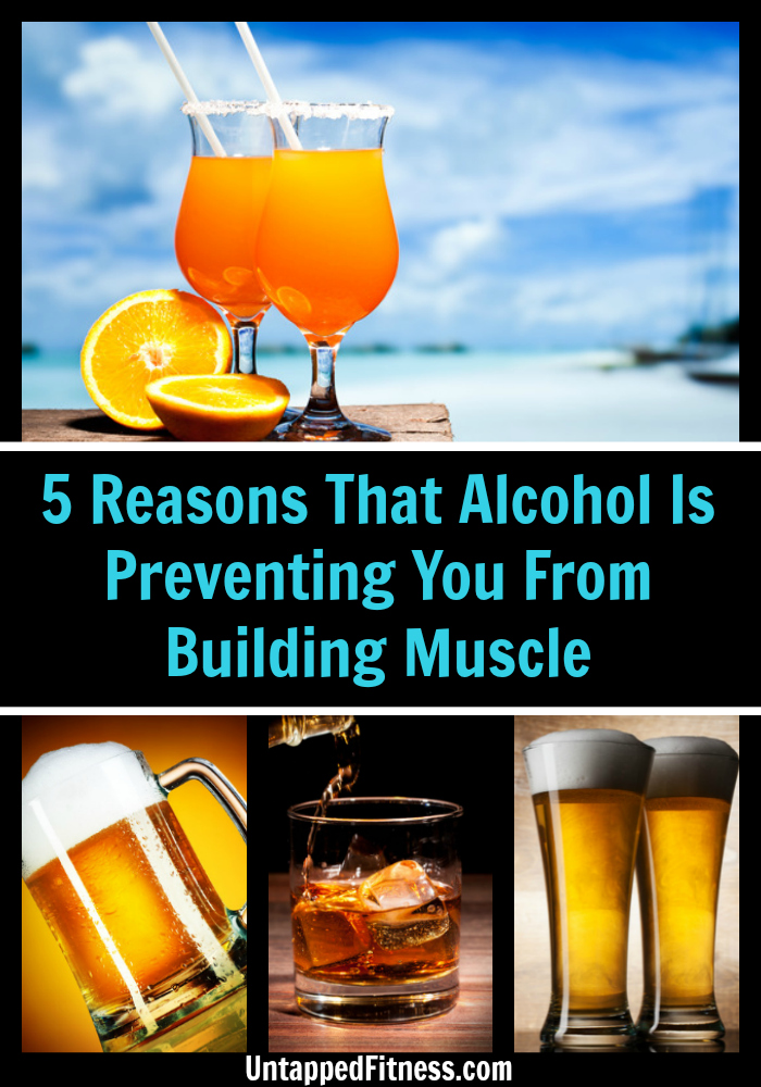alcohol and building muscle